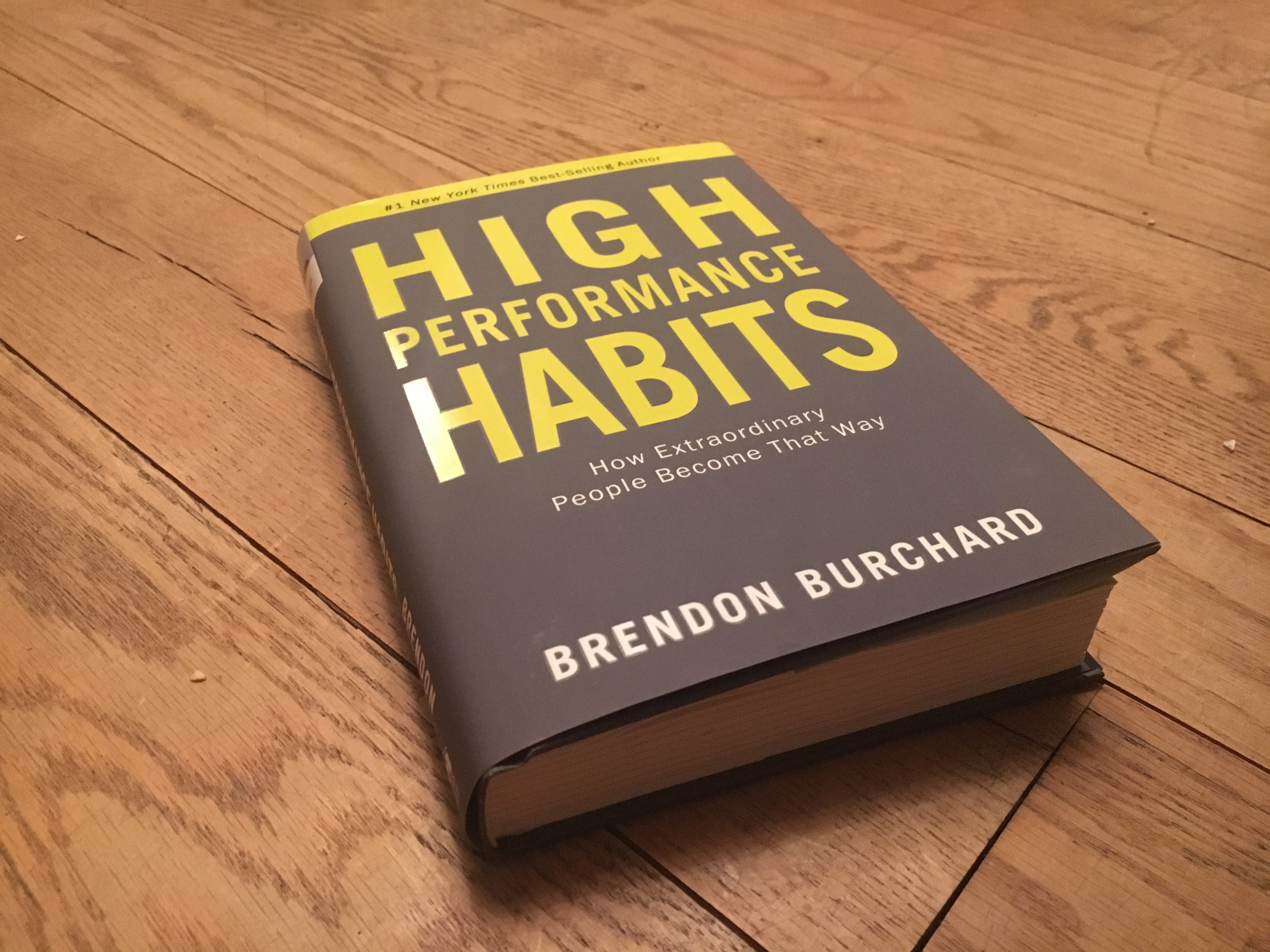 Boek van brendon burchard "High preformance habit"